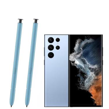 Imagem de 2 canetas de substituição para Galaxy S22 Ultra para Samsung Galaxy S22 Ultra 5G SM-S908, Galaxy S22 Ultra S, caneta Stylus para Samsung S22 Ultra 5G sem Bluetooth (azul)