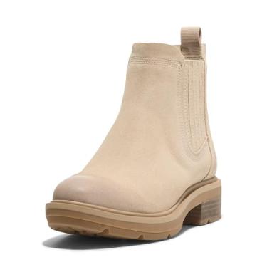 Imagem de Timberland Bota feminina Brimfield Mid Fashion, Camurça bege claro, 41