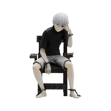 Imagem de ABYSTYLE Studio Tokyo Ghoul Kaneki 13 cm de altura SFC boneco colecionável PVC estatueta anime mangá estatueta casa sala escritório decoração presente