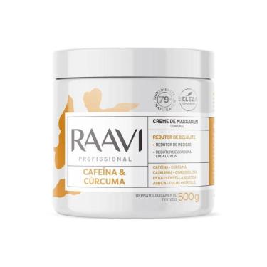 Imagem de Raavi Creme de Massagem Cafeína e Cúrcuma 500g
