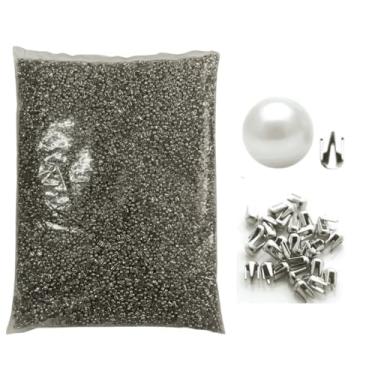 Imagem de Tachinhas Rebite para Pérolas, 2x3mm, 5000 Unidades