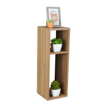 Imagem de Mesa de Cabeceira Freijó Cama Solteiro Quarto Sala 20cm - Mercado das 