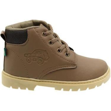 Imagem de Bota Infantil Gibizinho Masculina, Marrom, 25