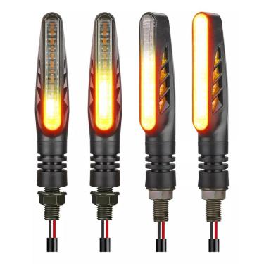 Imagem de Kit 4 Piscas Seta Led Xre Cb300 Bros Cg Titan Fan 150 Sequencial