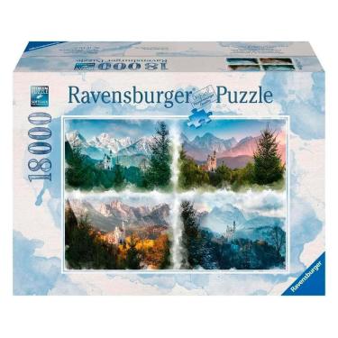 Imagem de Puzzle 18000 peças Castelo nas Quatro Estações - Importado - Ravensburger