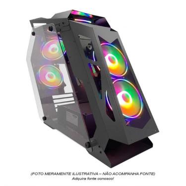 Imagem de Gabinete Gamer M-Atx Htlk6S23R6 Com 06 Fans S/ Fonte