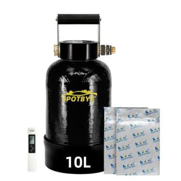 Imagem de Filterelated Sistema de água desionizado para lavagem de carro, vem com resina da marca 10L, filtro removedor de manchas de água impecável, adequado para carros/trailers/motocicletas/lavagem solar