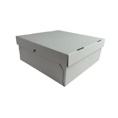 Imagem de Kit 10 Caixas Práticas para Bolo, Torta e Confeitaria durável e fácil de transportar proteção adequada para doces embalagem prática e versátil(30x30x12)