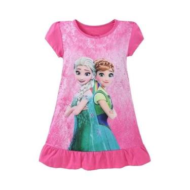 Imagem de Camisola de Pijama Sereia Princesa para Meninas (3-8 anos) - Verão, 2T