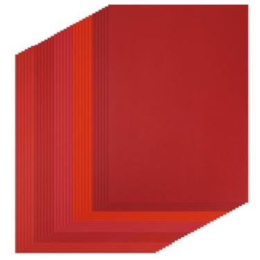 Imagem de Handship 30 peças A4 cartolina de papel para artesanato, 298 x 210 x 0,4 mm, retangular, cartolina, colorido, dupla face, para fazer cartões, impressão de escritório, decorações de aniversário