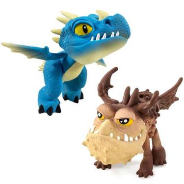 Imagem de 2 Dragões Treinar seu Dragão Batatão e Tempestade Original - Pupee, Ki