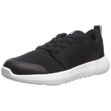 Imagem de Under Armour Tênis infantil infantil Ripple 2.0 com renda alternativa, Preto/branco, 5K