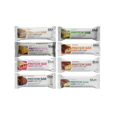 Imagem de Mix 8 Barras de Proteina 20g Proteina Pura Energia e Crocancia Dux