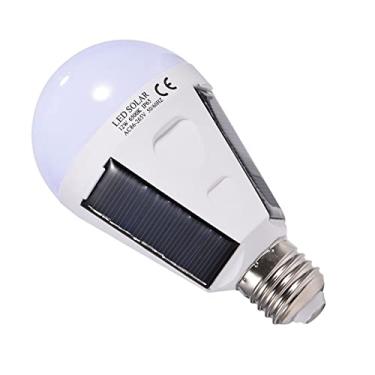 Imagem de Irfora Lâmpada Solar LED, Lâmpada de Acampamento Portátil à Prova D'água Com Alto Brilho e Carregamento Rápido, Ideal para Viagens Ao Ar Livre, Eventos de Emergência (12W)