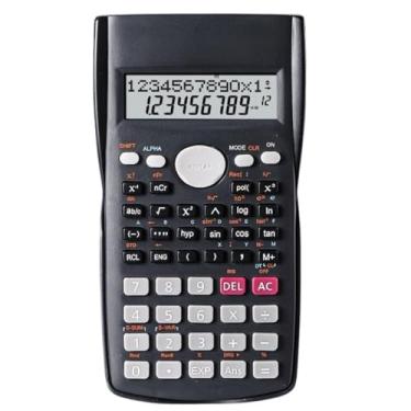 Imagem de Calculadora Científica Premium 240 Funções – Display Duplo 10+2 Dígitos, Desligamento Automático, Cor Preta – Ideal para Engenharia, Física, Química e Faculdade - Premium