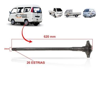 Imagem de PONTA DE EIXO TRASEIRO TOWNER JR 2006 A 2013 - HFJ2403010CA