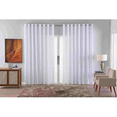 Imagem de Cortina Sala Quarto Decoraçao Jacquard Tecido Luxo 2,70X1,80 - Bf Conf