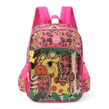 Imagem de Mochila Luxcel Up4You Girafa 39941, Único, Pink