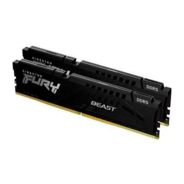 Imagem de Memória RAM Kingston Fury Beast Expo, 64GB (2X32GB), 6000MT/s, DDR5, DIMM, CL30, - KF56...