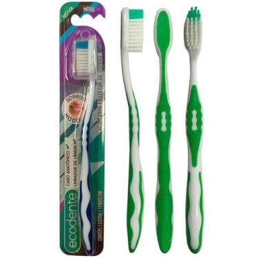 Imagem de Escova De Dente Adulto Protetor Cerdas Atacado Ecodente 36 Un