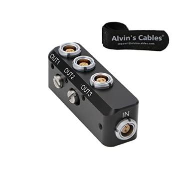 Imagem de Alvin's Cables Mini cabo divisor 0B 302 de 2 pinos de entrada/saída de 2 pinos fêmea para 3X 0B 2 pinos fêmea para saída de alimentação caixa distribuidora para câmera Arri Alexa/Steadicam/Teradek Bond/SmallHD