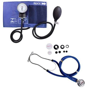 Imagem de Esfigmomanômetro E Estetoscópio Rappaport Premium (Azul)