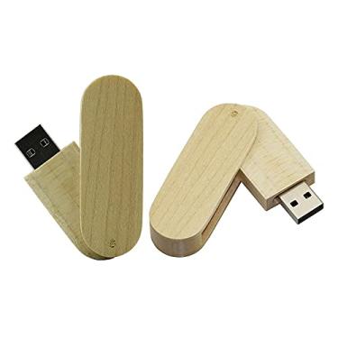 Imagem de Flash Drive USB de madeira de 16 GB, unidades USB cartão de memória, pen drive USB 2.0, pen drive, armazenamento de data, pendrive, armazenamento externo (mapa)