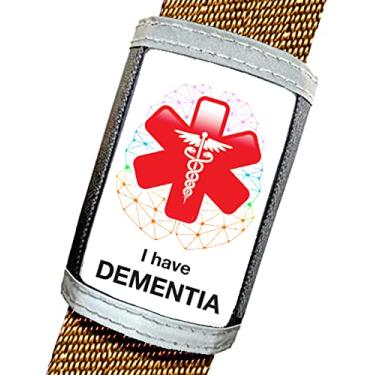 Imagem de MediPal Etiqueta de cinto de segurança para identificação médica de demência/Alzheimer - Lista comportamentos comuns, gatilhos, melhor resposta, medicamentos, contatos, alergias, dieta + versão em PDF