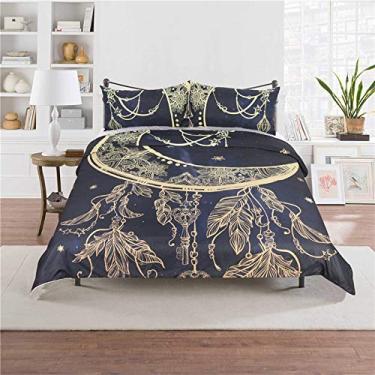 Imagem de Jogo de cama de dragão voador, capa de edredom, tamanho king, Queen, roupa de cama, roupa de cama, 3 peças (win173cmx218cm,5)