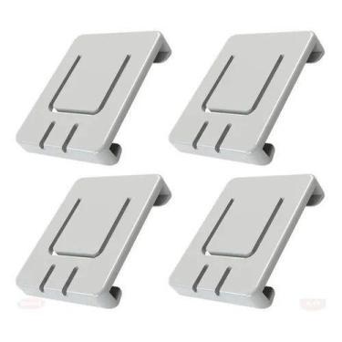 Imagem de Grampo Presilha Trilho Do Banco Sem Trava Audi Saveiro Parati Gol 4 Pç