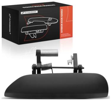 Imagem de A-Premium Maçaneta externa dianteira ou traseira esquerda do lado do motorista compatível com Honda Fit 2009 2010 2011 2012 2013, preto preparado, substituição # 72180-TF0-902ZQ, 72180-TF0-902ZR