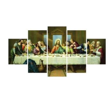 Imagem de Quadros Decorativos Santa Ceia Apostolos Sala Quarto - Dropx4