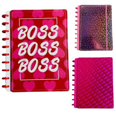 Imagem de Caderno Inteligente Disco Universitário 4 Divisórias 60 Folhas com pau