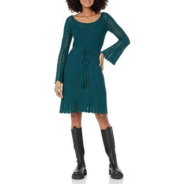 Imagem de Trina Turk Vestido de crochê feminino, Verde (Greenwich), verde, M