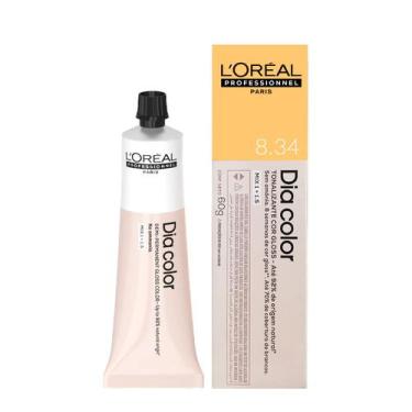 Imagem de L'Oréal Professionnel Dia Color 8.34 Louro Claro Acobreado - Tonalizan