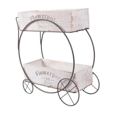 Imagem de Ｂｅｓｇａ Painel de grade de parede pendurar armazenamento de cesta de arame e exibir cesto de cesto de ferro pendurado na cesta de parede plantador de jardim, 31.5cmx14.5cmx36.5cm