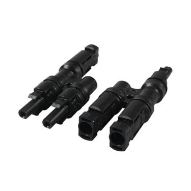 Imagem de Ｂｅｓｇａ 2x Painel solar genérico Y Plugue do conector da filial e reprodução de 1,5kv 30a conector de 3 vias para RVs de aplicação industrial