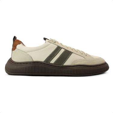 Imagem de Tênis de Couro Democrata Masculino Denim Vibe 625101