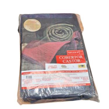 Imagem de Cobertor Guaratingueta Castor Casal 1,80x2,10m Azul Marinho