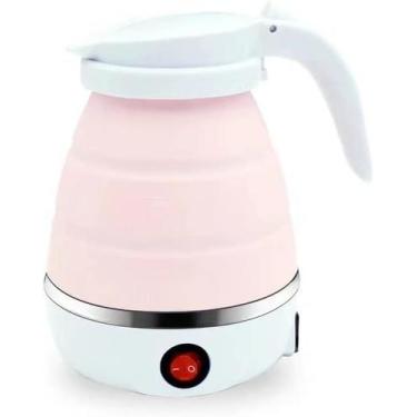 Imagem de  Chaleira Elétrica Dobrável  Inoxidável Segura 600 Ml - MARKELK, 110V