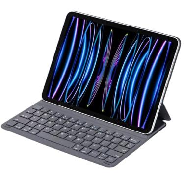 Imagem de Teclado Smart iPad Folio – Bateria substituível (vida útil de 365 dias) - Compatível com iPad Air 13 (M3 2025/M2 2024) e iPad Pro de 12,9 polegadas (6/5/4/3º) - Capa Magic Keyboard com 2 ângulos de