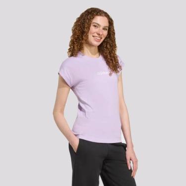 Imagem de Camiseta Adidas SJ Logo Linear Feminina Lilás, M