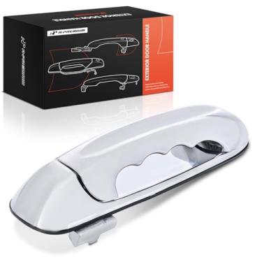 Imagem de A-Premium Maçaneta externa traseira esquerda do lado do motorista compatível com Dodge Ram 1500 2002-2008, Ram 2500 3500 4500 5500, Dakota & Ram Dakota e Mitsubishi Raider, prata