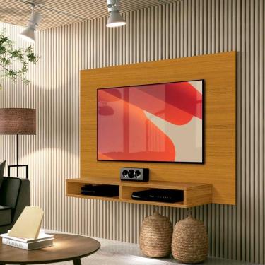 Imagem de Painel Para Tv Até 43 Polegadas 1,20m Com Nicho Fox New Edn - Cedro Cedro