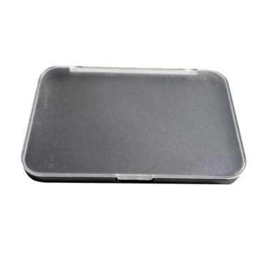 Imagem de oshhni Paleta de maquiagem com organizador transparente fosco, recipiente resistente para maquiagem, cosméticos faça você mesmo, destaques em pó