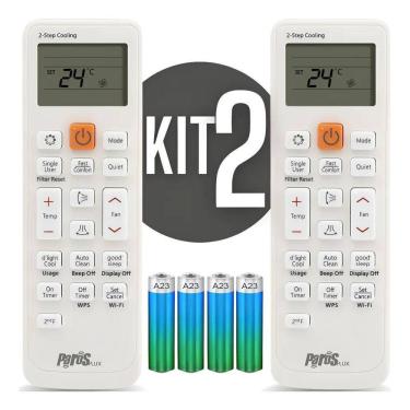 Imagem de Kit 2 Controle Para Ar Condicionado Samsung Split Virus Doct