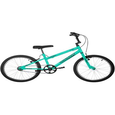 Imagem de Bicicleta de Passeio Ultra Bikes Esporte Rebaixada Garfo Reforçado Aro 20 Freio V-Brake Infantil Juvenil Verde Anis