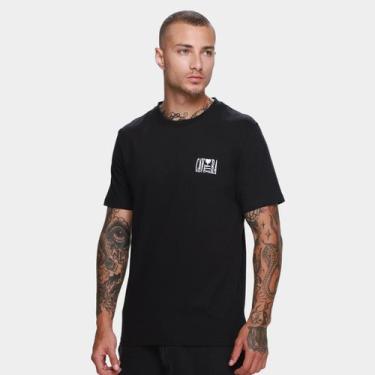 Imagem de Camiseta Cavalera Indie Puzzle Masculina, Preto, M