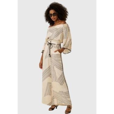 Imagem de Blusa Solta Ombro A Ombro Manga Curta Padrão Maria Valentina-Feminino