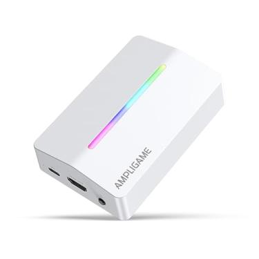 Imagem de Fifine AmpliGame Gaming Capture Card USB 4K HDMI, 1080P Audio Video Capture Card para OBS Streaming com RGB, HDMI in/out Compatível para Switch/XBOX/PS5/Computer-V3 Branco